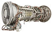 GE wants to harvest waste heat from industrial engines such as this GE gas turbine.