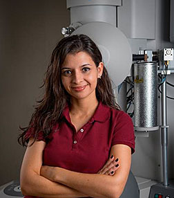 Ilke Arslan at DOE’s Pacific Northwest National Laboratory focuses on a technique used to reconstruct the 3D morphology of nanoparticles based on a series of 2D images. The images Arslan and her colleagues make possible will answer key questions in catalysis, critical for improving our global energy landscape.