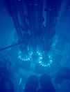 The Advanced Test Reactor's serpentine fuel arrangement lets researchers irradiate materials under varied experimental conditions.
