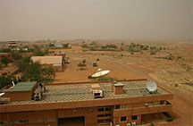 The ARM Mobile Facility deployment site in Niamey, Niger.