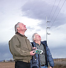 INL researchers John Svoboda (left) and Bob Polk