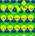Scientists were surprised to find that electrons jump between ions when material is exposed to low levels of radiation, and how the charged vacancy, shown in yellow and indicated by V+, is formed.