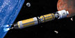 Several Center for Space Nuclear Research projects focus on Nuclear Thermal Rockets (NTR) such as the one shown here.