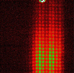 Analyzing thousands of interference patterns such as this one will help characterize the behavior of the LCLS X-rays.