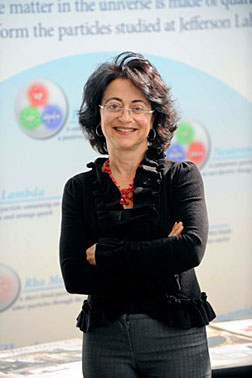 Patrizia Rossi, Jefferson Lab Deputy Associate Director for Nuclear Physics.