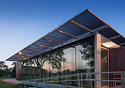 The Universlity of Tennessee's "Living Light "solar house. (Photo courtesy of UT)