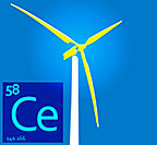 Ames Laboratory scientists have used cerium to create a high-performance magnet that's similar in performance to traditional dysprosium-containing magnets and could make wind turbines less expensive to manufacture.