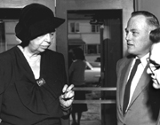ORINS Director William G. Pollard with Eleanor Roosevelt in 1955.
