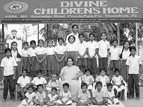 Residents at the Divine Childrens Home in Trivandrum, India. UT-Battelles gift will help the home shelter three times as many kids.