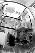 The Nanofabrication Research Laboratorys thermal oxidation furnace is one of the nanoscience centers suite of instruments for nanoscale experiments.